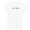 Promotional 1x1 Baby Rib Cap-Sleeve T-Shirt by Bella ™ - Women&prime;s - White with Logo