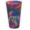 Promotional Full Color Frosted European Pilsner Glass - 16 oz. with Logo