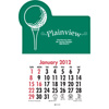 Promotional Press n&prime; Stick Calendar - Golf Ball & Tee with Logo