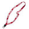 Promotional Knit Cotton Lanyard with O Ring Attachment - 1/2" Wide with Logo