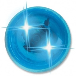 Blue BuzBalls Promotional Flashing Super Ball w/ LED