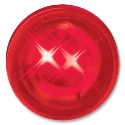 Red BuzBalls Promotional Flashing Super Ball w/ LED