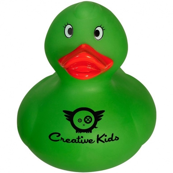 Green Mood Color Changing Custom Rubber Duck