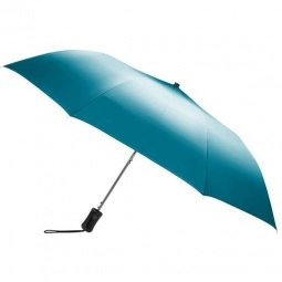 Teal - Ombre Auto Open Custom Folding Umbrella - 44"