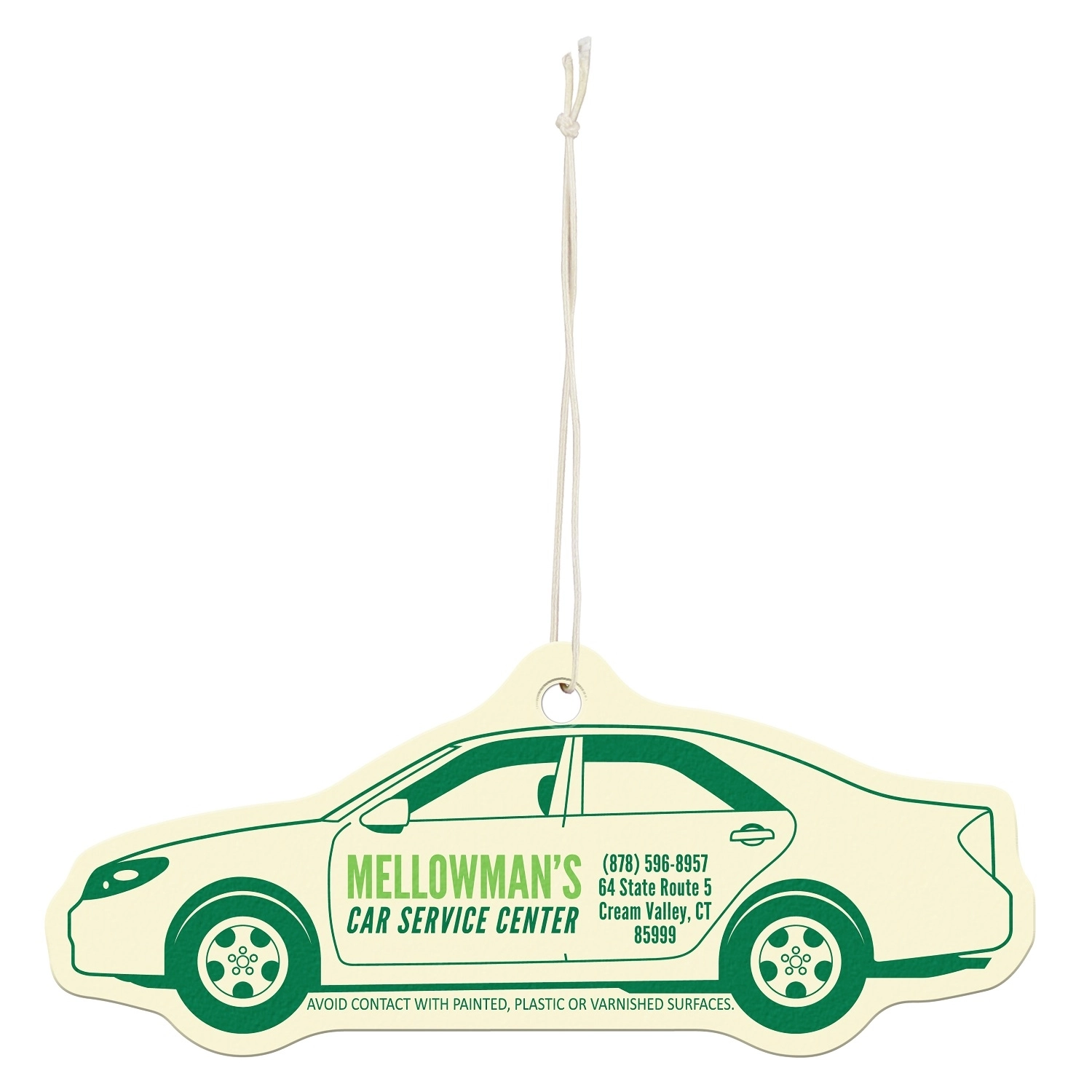 Full Color Custom Air Fresheners Car Promotional Air Fresheners