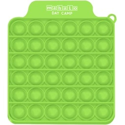 Lime Green Push Pop Bubble Square Custom Fidget Toy
