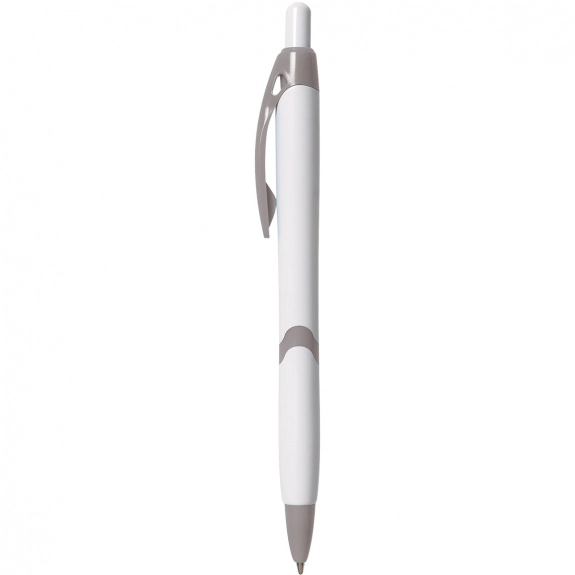 White/Gray - Frisco Click Promotional Pen