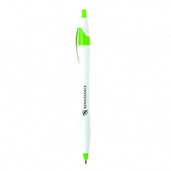 Lime Green Javelina Splash Logo Pen