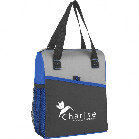 Black/Grey/Blue Harbor Custom Cooler Bag