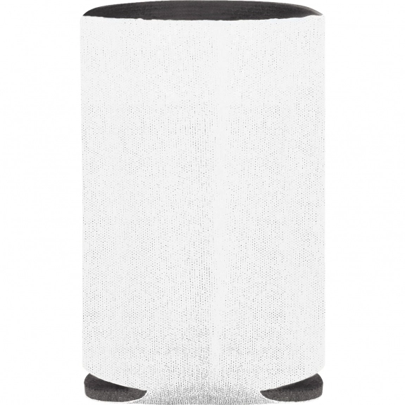 White Collapsible Logo Can Cooler by Koozie