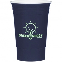 Navy Solo Cup Style Custom Double Wall Tumbler