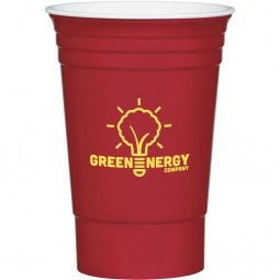 Red Solo Cup Style Custom Double Wall Tumbler