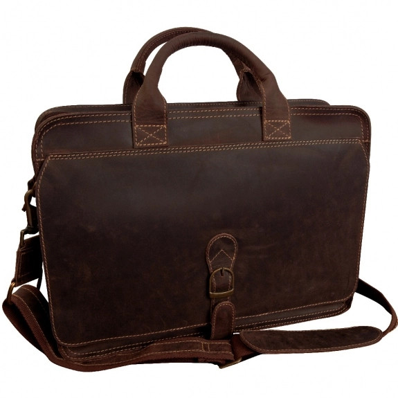Brown Texas Canyon Custom Briefcase by Canyon Outback