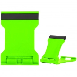 Lime Green Folding Smartphone & Tablet Promotional Stand