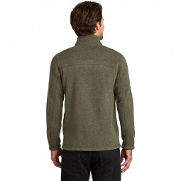 Back The North Face Sweater Custom Fleece Jacket - Men's