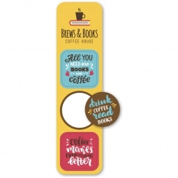 Full Color Sticker Promotional Bookmark