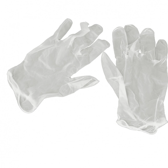 Clear Disposable Vinyl Gloves - Blank