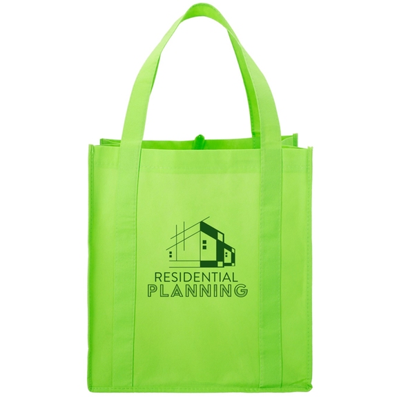 Lime Green - Little Juno Full Color Promotional Grocery Tote