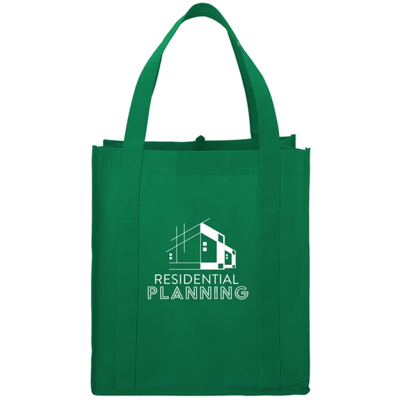 Green - Little Juno Full Color Promotional Grocery Tote
