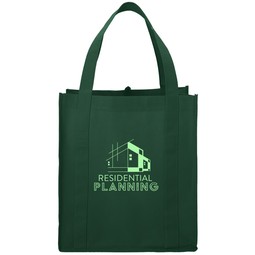 Hunter Green - Little Juno Full Color Promotional Grocery Tote