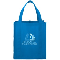 Process Blue - Little Juno Full Color Promotional Grocery Tote