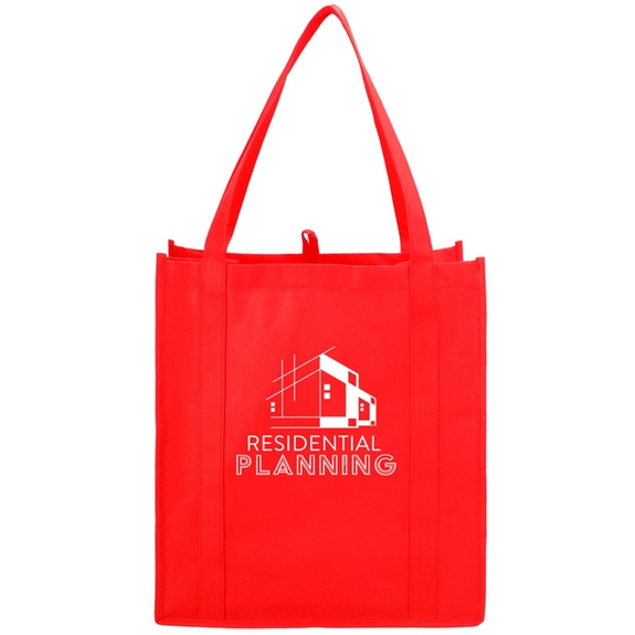 Red - Little Juno Full Color Promotional Grocery Tote