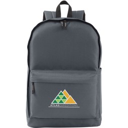 Carbon - Core365 Essentials rPET Custom Backpack - 12.6"w x 17.3"h x 5.9"d