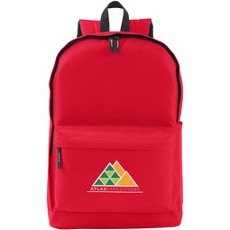 Classic Red - Core365 Essentials rPET Custom Backpack - 12.6"w x 17.3"h x 5