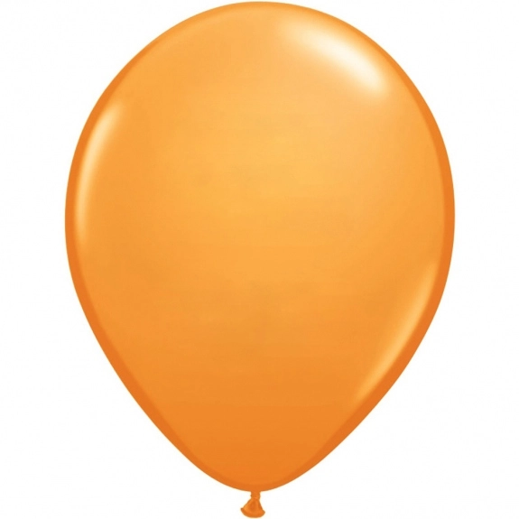 Orange Biodegradable Latex Custom Balloons - 9"