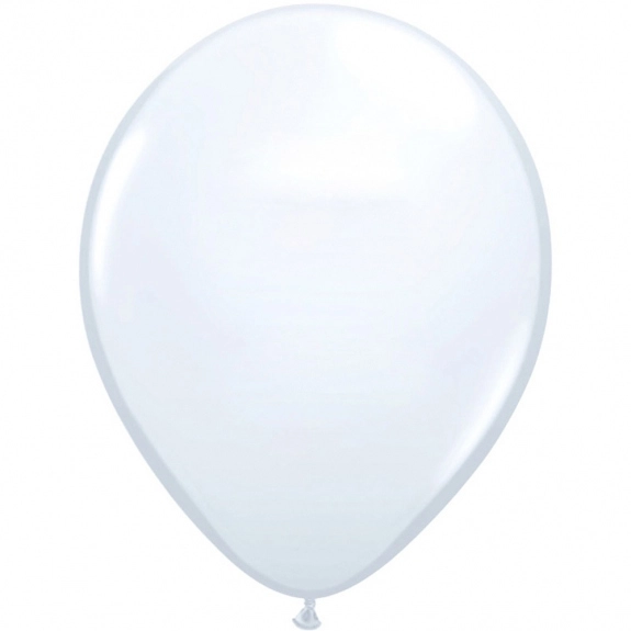 White Biodegradable Latex Custom Balloons - 9"