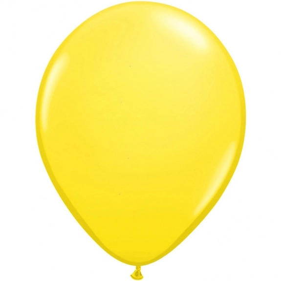 Yellow Biodegradable Latex Custom Balloons - 9"