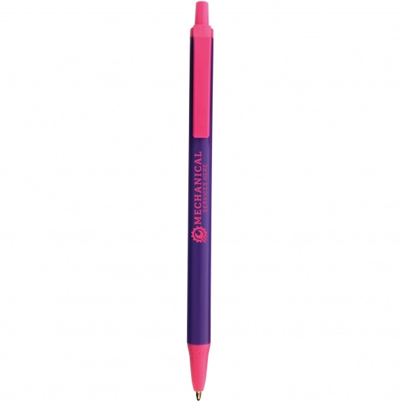 Purple BIC Clic Stic Custom Pens