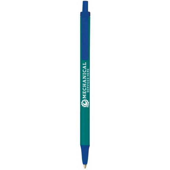 Teal BIC Clic Stic Custom Pens