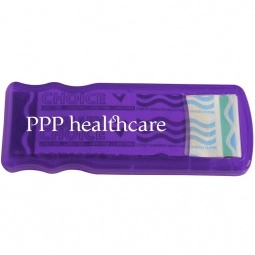 Translucent Purple Kids Stock Design Promotional Bandage Dispenser