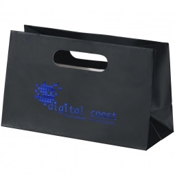 Matte Laminated Boutique Custom Shopping Bag - 10"w x 6"h x 4"d
