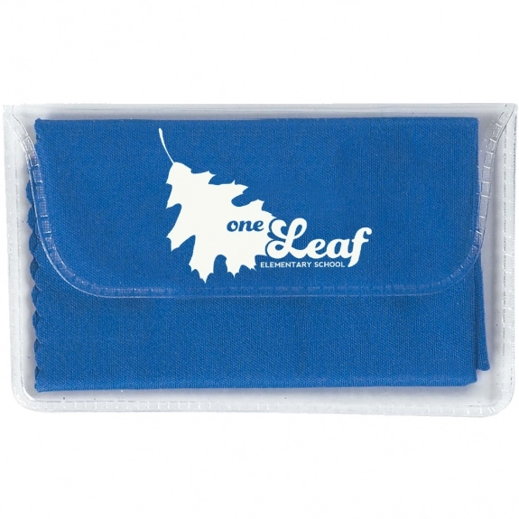 Royal Microfiber Promotional Cleaning Cloth In Imprinted Case