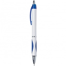 White/Blue Sassy Promotional Pen