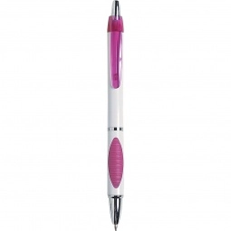 White/Pink Sassy Promotional Pen