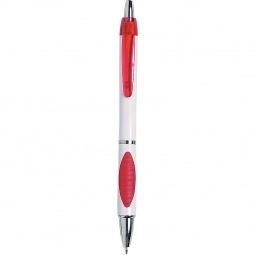 White/Red Sassy Promotional Pen