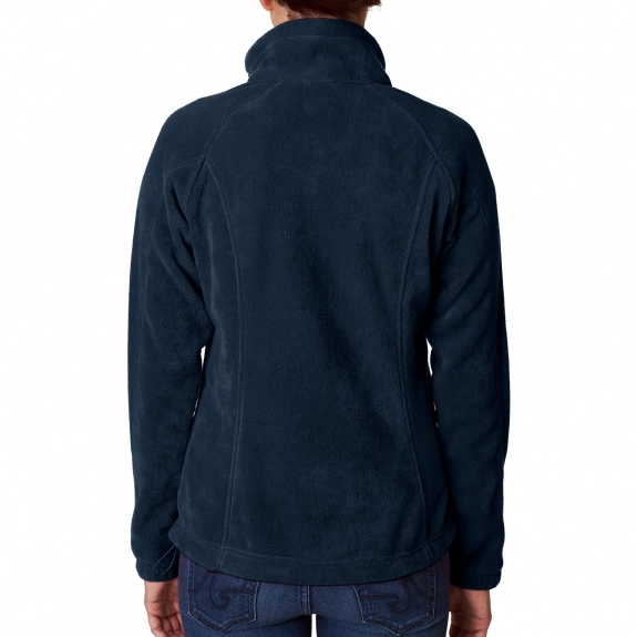 Back - Columbia Benton Springs Full Zip Fleece Custom Jacket