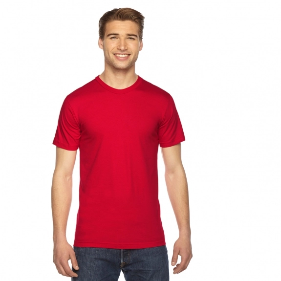Red Fine Jersey Customized T-Shirts by American Apparel - Colors