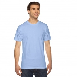 Baby Blue Fine Jersey Customized T-Shirts by American Apparel - Colors