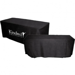 Black - Convertible Custom Table Cover - 6 ft. - 8 ft.