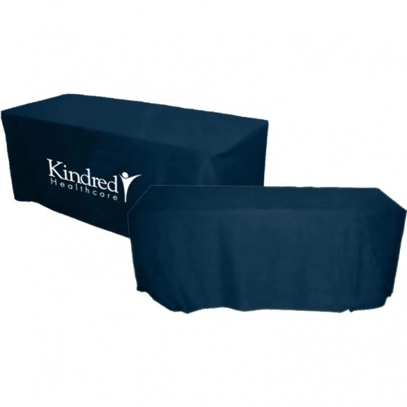Navy Blue - Convertible Custom Table Cover - 6 ft. - 8 ft.