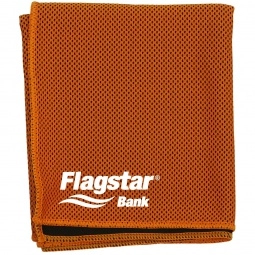 Orange - Microfiber Cooling Custom Dry Cloth