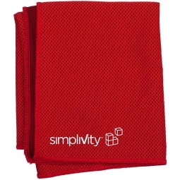 Red - Microfiber Cooling Custom Dry Cloth