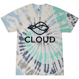 Glacier - 100% Cotton Promotional Tie Dye T-Shirt