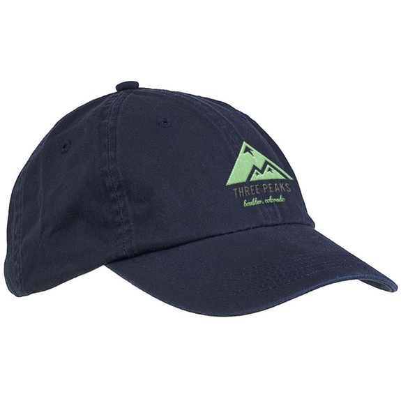 Navy - Big Accessories 6-Panel Twill Low Profile Promotional Cap