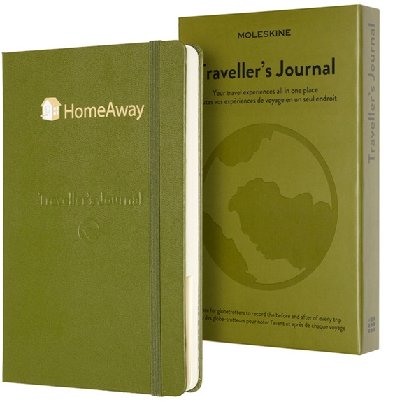 Elm Green Moleskine&#174; Passion Custom Travel Journal - 5.5"w x 8.5"h