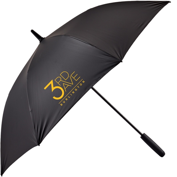 Black The Spotlight rPET Custom Light Up Umbrella - 50"